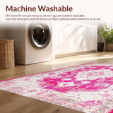 Contemporary Distressed Linear(Pink)