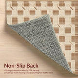 Contemporary Abstract Symmetrical Theme(Beige)