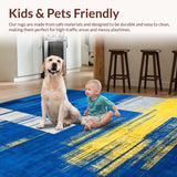 Lively Abstract Color Splash(Blue)