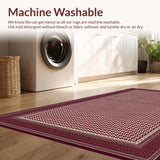 Contemporary Tiled Geometric Shape(Red)