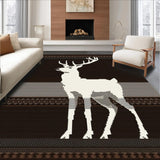 Ultra Soft Area Rug, Non Slip, Stain Resistant, Washable Area Rugs for Living Room, Bedroom, Handcrafted Organic Shape Statement(White)