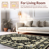 Luxurious Vintage Inspired Ornate Design(Black)