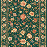 Stylish Distressed Garden(Green)