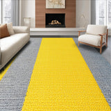 Ultra Soft Area Rug, Non Slip, Stain Resistant, Washable Area Rugs for Living Room, Bedroom, Soft Plush Non Slip Tub Mat for Minimalist Bathrooms(Yellow)