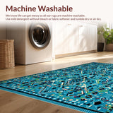 Sophisticated Ogee Artful Composition(Blue)