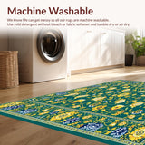 Bathroom with Floral Prints(Green)