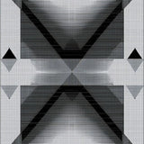 Chic Geometric Diamond Motif(Gray)