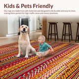 Contemporary Colorful Textile Art(Red)