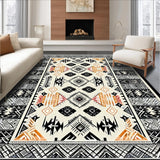 Rustic Earthy Toned Linear Design(Black)