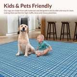 Elegant Geometric Ivory Mood(Blue)