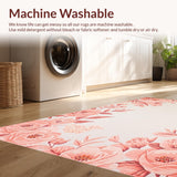 Ultra Soft Area Rug, Non Slip, Stain Resistant, Washable Area Rugs for Living Room, Bedroom, Vibrant Plush Modern Appeal(Ivory)