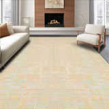 Cotton Accent Beige Woven with Unique Design(Yellow)