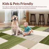 Chic Abstract Block(Green)