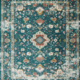 Rustic Dark Green Tiled Motif(Green)