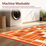 Ultra Soft Area Rug, Non Slip, Stain Resistant, Washable Area Rugs for Living Room, Bedroom, Eclectic Soft Shag Rug Style(Brown)