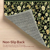 Dynamic Retro Flower Aesthetic(Black)