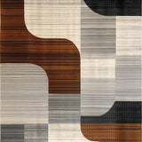 Ultra Soft Area Rug, Non Slip, Stain Resistant, Washable Area Rugs for Living Room, Bedroom, Contemporary Textured Hide Design(Beige)