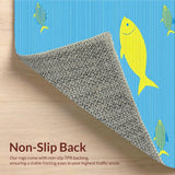 Bright Nautical Theme with Fish Design(Blue)