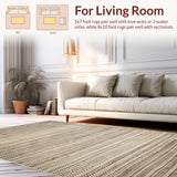 Chic Rustic Circular Weave(Beige)