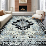 Minimalist Gray Floral Composition(Blue)