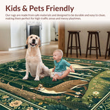 Modern Abstract Fauna Design(Green)