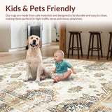Sophisticated Artful Tiled Configuration(Beige)