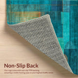 Elegant Smooth Line Motif(Blue)