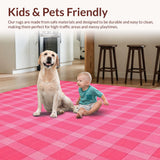 Charming Pastel Checkered Texture(Pink)