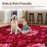 Bold Round Floral Fantasy(Red)