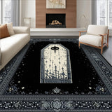 Mystical Charcoal Floral Theme(Black)