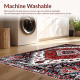 Artful Vintage Floral Composition(Red)