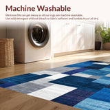 Striking Modernist Patchwork Composition(Blue)