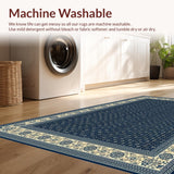 Elegant Beige Diamond Motif(Blue)