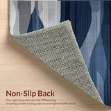 Chic Minimalist Swirling Motif(Blue)