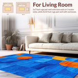 Contemporary Vibrant Wave Design(Blue)