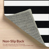 Artistic Black White Patterned Canvas(Black)