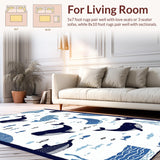 Cotton Tufted Ocean Vibe(Blue)