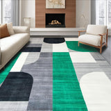 Ultra Soft Area Rug, Non Slip, Stain Resistant, Washable Area Rugs for Living Room, Bedroom, Minimalist Soft Toned Design(Gray)