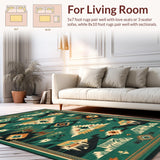 Eclectic Earthy Southwest Motif(Green)
