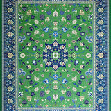 Elegant Transitional Tiled Motif(Green)