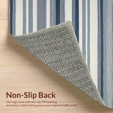 Artful Modern Tiled Stripe Arrangement(Blue)