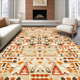 Rustic Woven Trellis Style Accent(Beige)