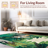 Bold Graphic Wolf Imagery(Green)