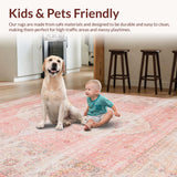 Lively Earthy Floral Textures(Pink)