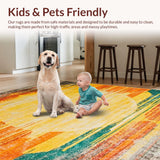 Artistic Abstract Round(Yellow)