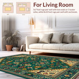 Earthy Toned Rustic Wave Design(Green)