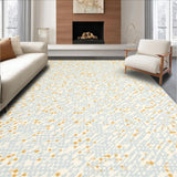 Ultra Soft Area Rug, Non Slip, Stain Resistant, Washable Area Rugs for Living Room, Bedroom, Contemporary Neutral with Spotted Design(Ivory)