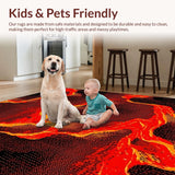 Contemporary Flame Inspired Artwork(Red)