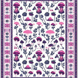 Ultra Soft Area Rug, Non Slip, Stain Resistant, Washable Area Rugs for Living Room, Bedroom, Rustic Earthy Floral Patterns(White)