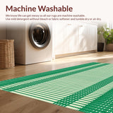 Cozy Earthy Tones with Lattice Design(Green)